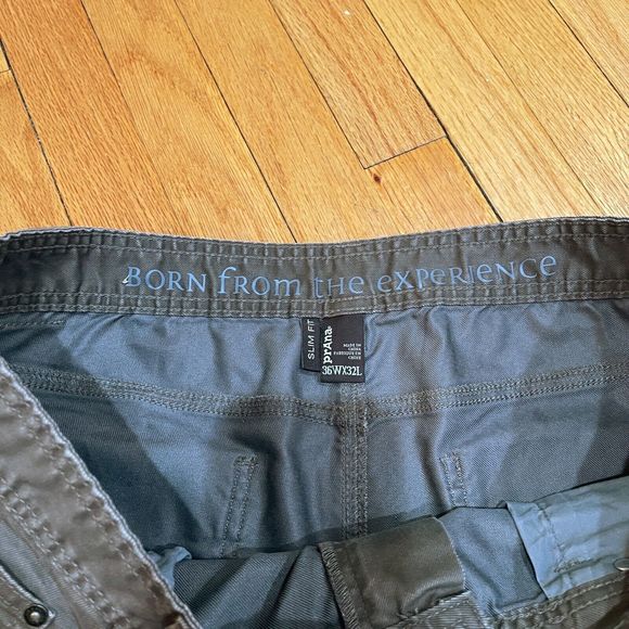 Prana Bridger Pants Mens Size 36 x 32 Slim Fit Brown Style M4BD32315 Excellent - Picture 4 of 14